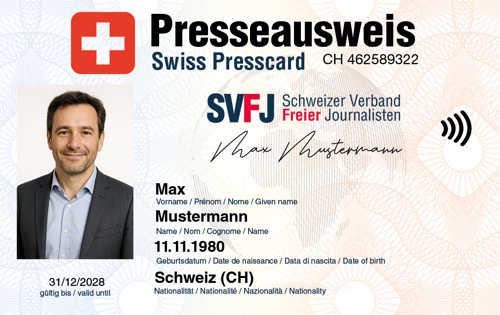 Presseausweis Schweiz